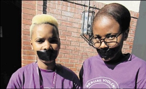 Rhodes Rape Protestors Abongile James and Athenkosi Nzanzeka